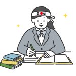 勉強する女の子